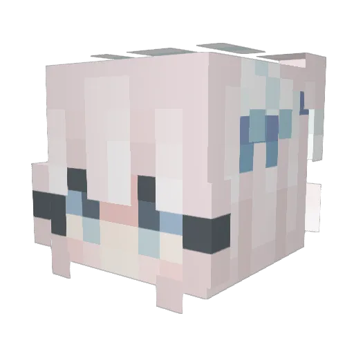 jangmi00 Minecraft avatar head, 3D render