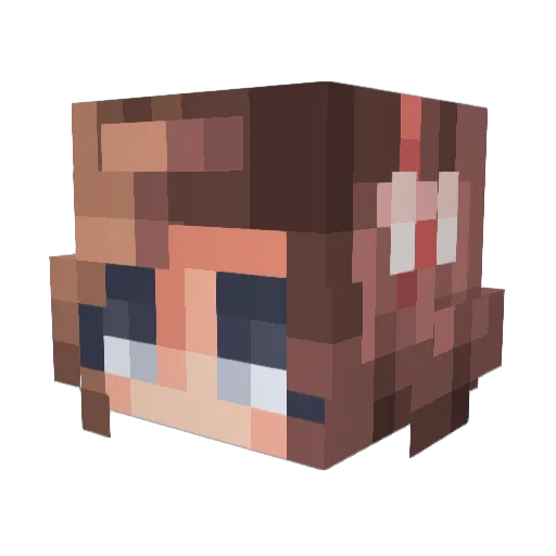 jangomango22 Minecraft avatar head, 3D render