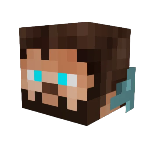 jangster422 Minecraft avatar head, 3D render