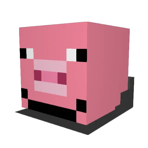 jangutzen_ Minecraft avatar head, 3D render
