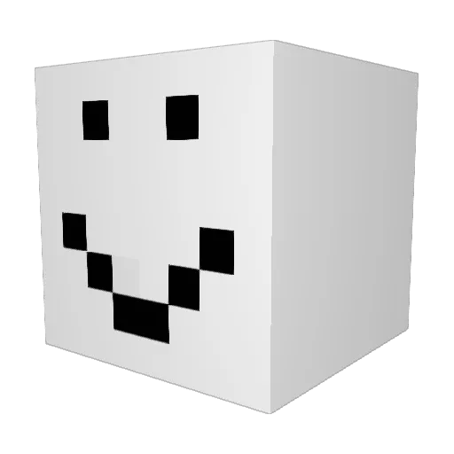 jangwonswag Minecraft avatar head, 3D render