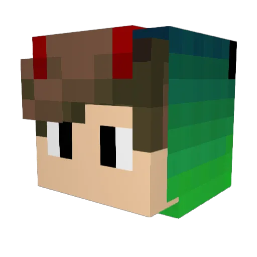 janka1605 Minecraft avatar head, 3D render