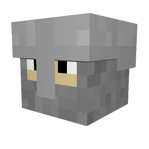 jankus4000 Minecraft avatar head, 3D render
