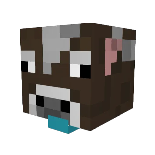 janlovestoni Minecraft avatar head, 3D render