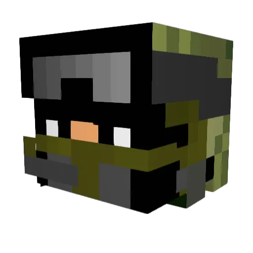 janni2004 Minecraft avatar head, 3D render
