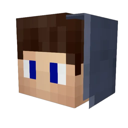 jannika33 Minecraft avatar head, 3D render