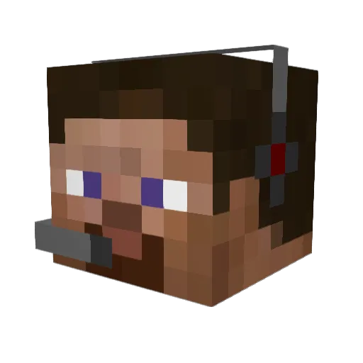 jannis1992 Minecraft avatar head, 3D render