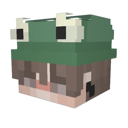 jano7160 Minecraft avatar head, 3D render