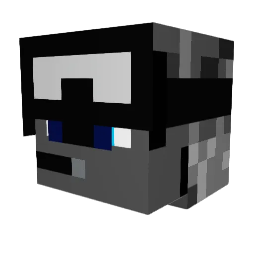 janowhatever Minecraft avatar head, 3D render