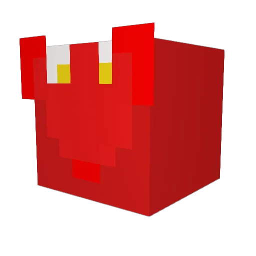 janrak1234 Minecraft avatar head, 3D render