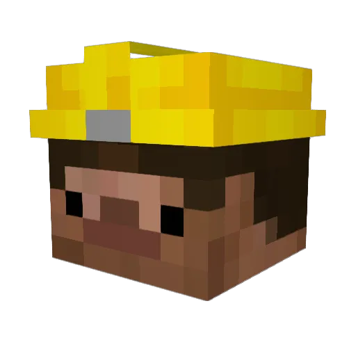 jantz_ Minecraft avatar head, 3D render