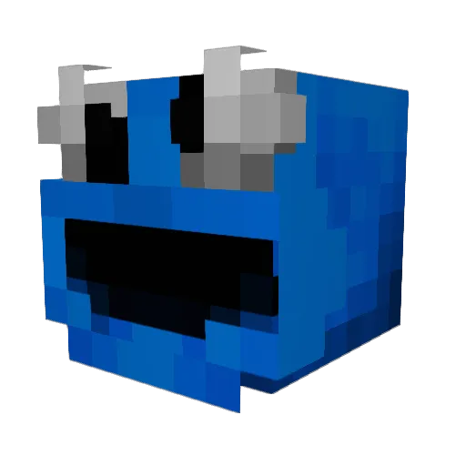 januszSLUCHAWKA Minecraft avatar head, 3D render