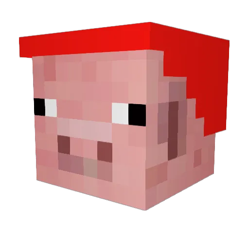 jaokaenoi Minecraft avatar head, 3D render
