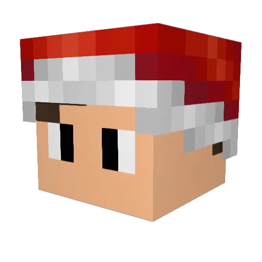 jaque_dono Minecraft avatar head, 3D render
