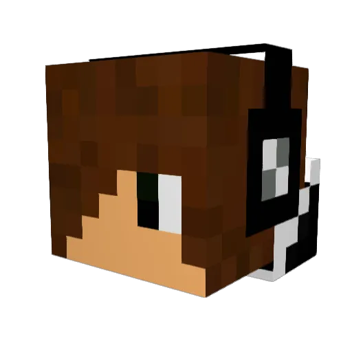 jaquesOlanterne Minecraft avatar head, 3D render
