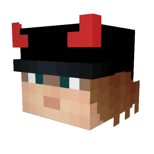 jaquesmelissa Minecraft avatar head, 3D render