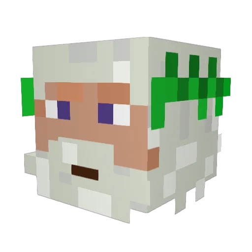 jar349 Minecraft avatar head, 3D render
