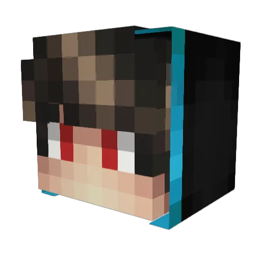 jard714 Minecraft avatar head, 3D render
