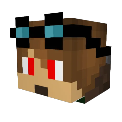 jardito911 Minecraft avatar head, 3D render