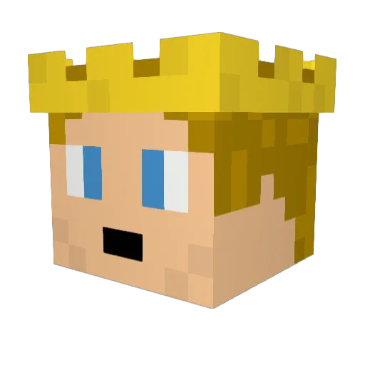 jardone Minecraft avatar head, 3D render
