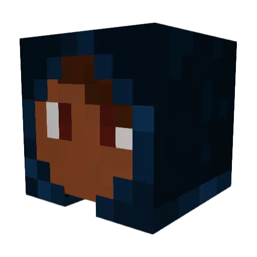 jare800 Minecraft avatar head, 3D render