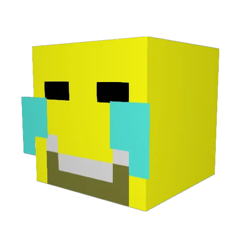 jared2023 Minecraft avatar head, 3D render