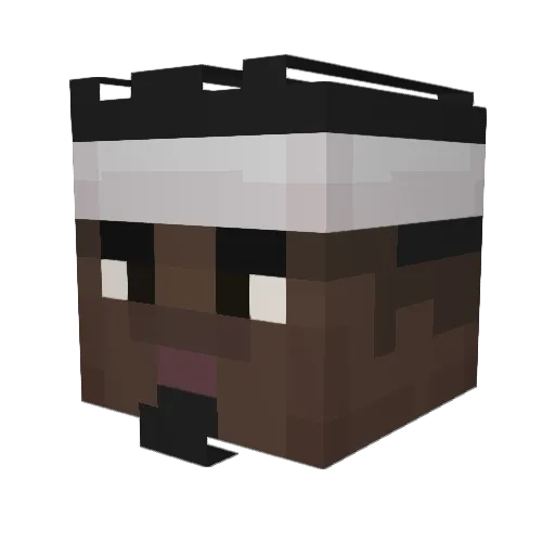 jared2faded Minecraft avatar head, 3D render