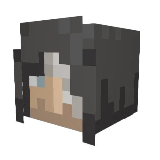 jaredboy7 Minecraft avatar head, 3D render