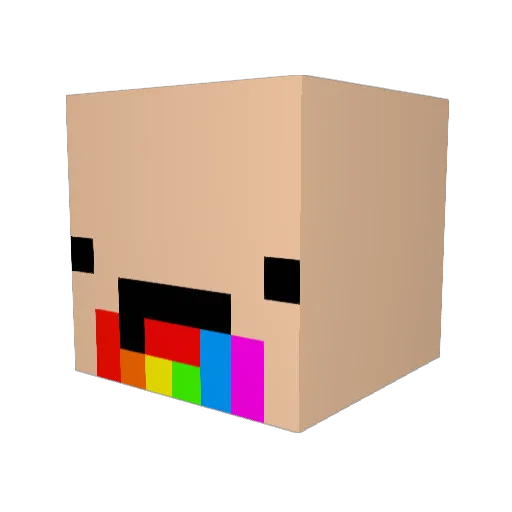 jargon625 Minecraft avatar head, 3D render
