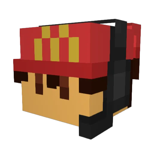 jari_80 Minecraft avatar head, 3D render