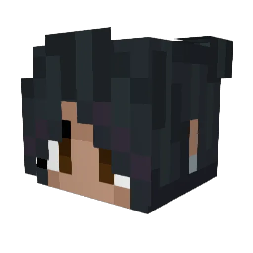 jariino Minecraft avatar head, 3D render