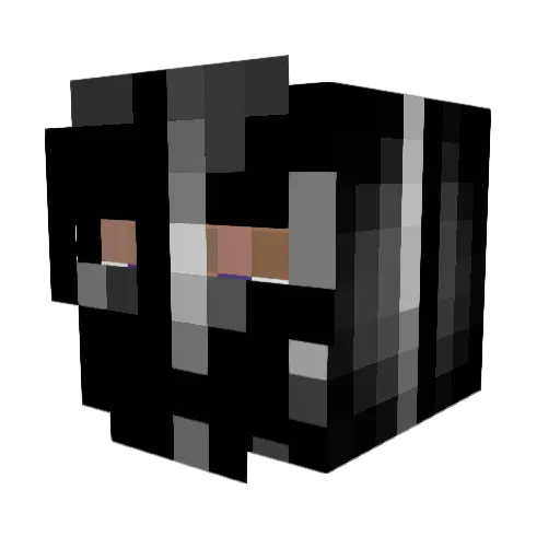 jarjarinks Minecraft avatar head, 3D render