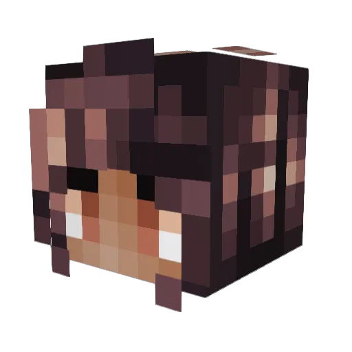 jarjaryeets Minecraft avatar head, 3D render