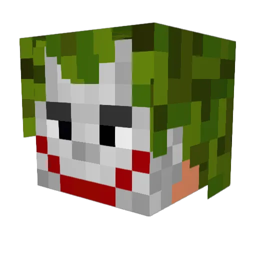 jarkid Minecraft avatar head, 3D render