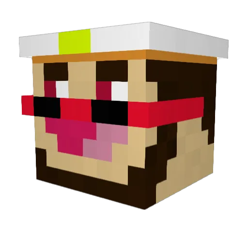 jarmi9 Minecraft avatar head, 3D render