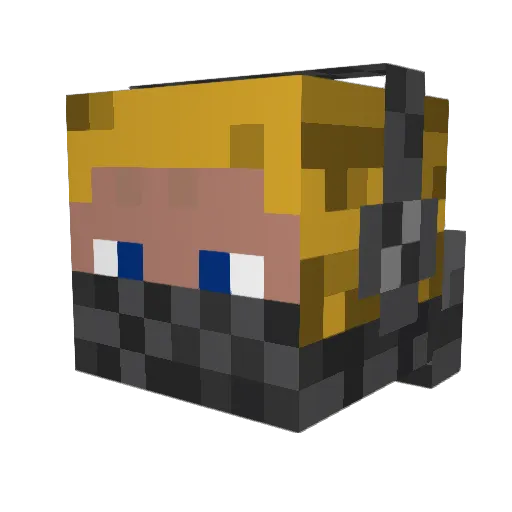 jarno_ab Minecraft avatar head, 3D render