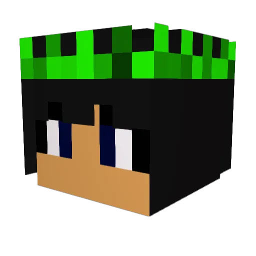jarrah125 Minecraft avatar head, 3D render