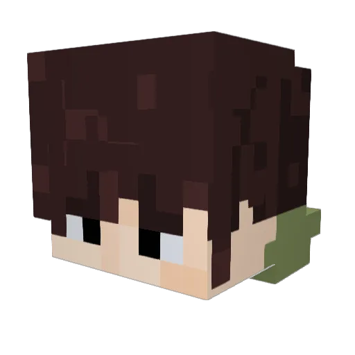 jarrols Minecraft avatar head, 3D render