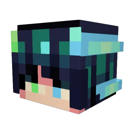 jarsak04 Minecraft avatar head, 3D render