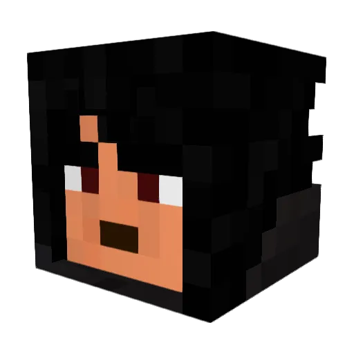 jarvoll Minecraft avatar head, 3D render