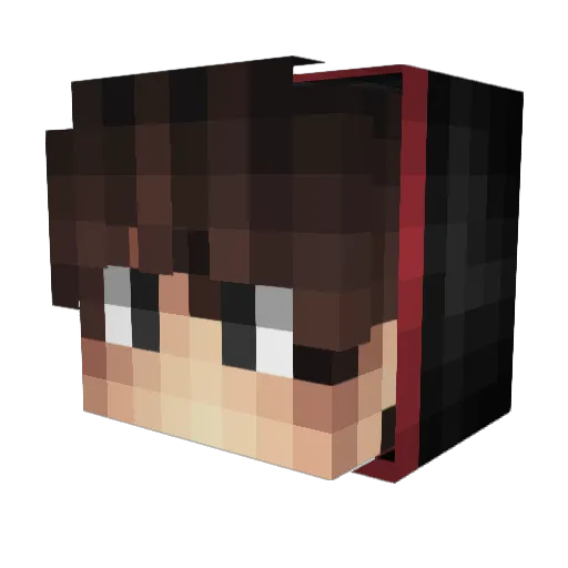 jarymor Minecraft avatar head, 3D render
