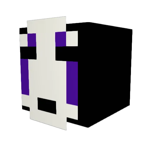 jas_min04 Minecraft avatar head, 3D render
