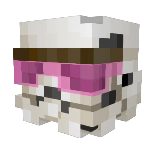 jasalva Minecraft avatar head, 3D render