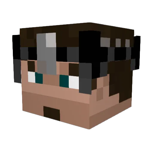 jasan_quinn Minecraft avatar head, 3D render