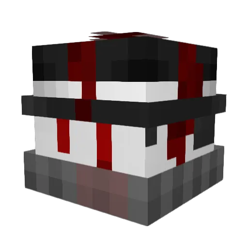 jasaush Minecraft avatar head, 3D render