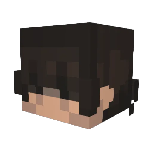 jaseuh Minecraft avatar head, 3D render