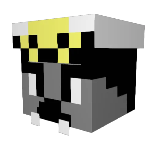 jasiak1337 Minecraft avatar head, 3D render