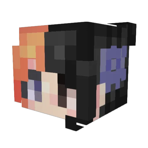jasmine11111 Minecraft avatar head, 3D render