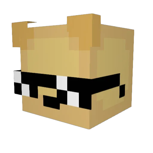 jasmineleighh Minecraft avatar head, 3D render