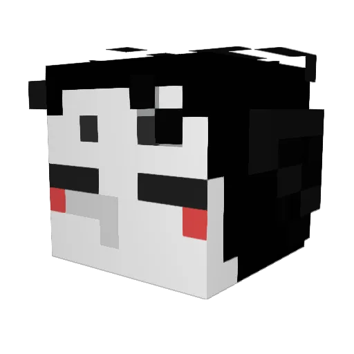 jasmuzick Minecraft avatar head, 3D render